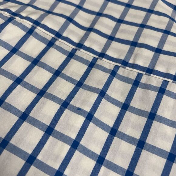 Big & Tall TailorBryd Big Check Long Sleeve Button Up Shirt Size 3X #42 - Picture 7 of 9